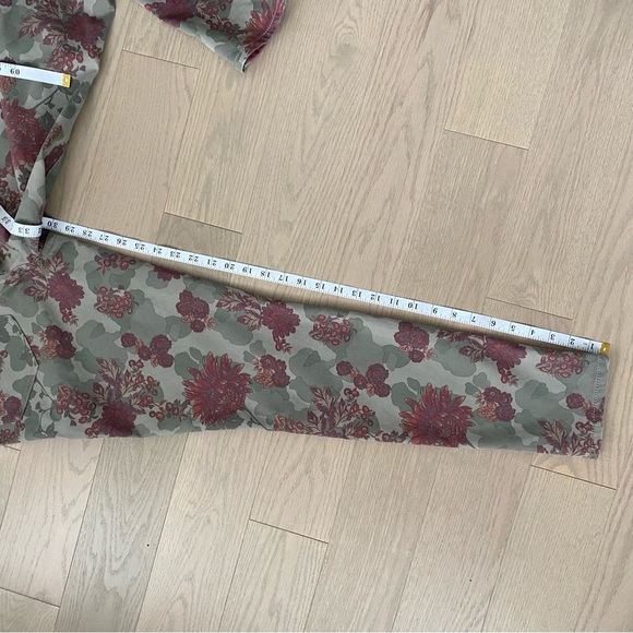 High Rise Floral Jean Leggings - Picture 12 of 15